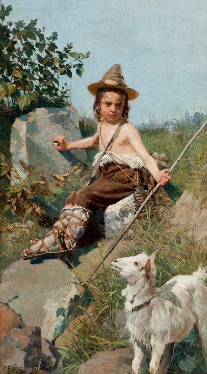 Giotto’s Childhood av Oscar Pereira da Silva