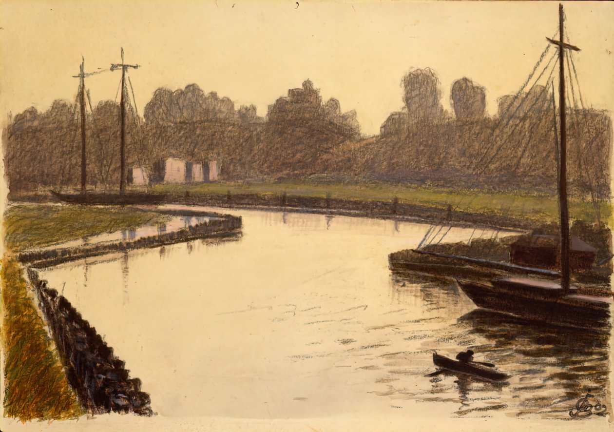 Utan titel, 1902. av Oscar Bluemner