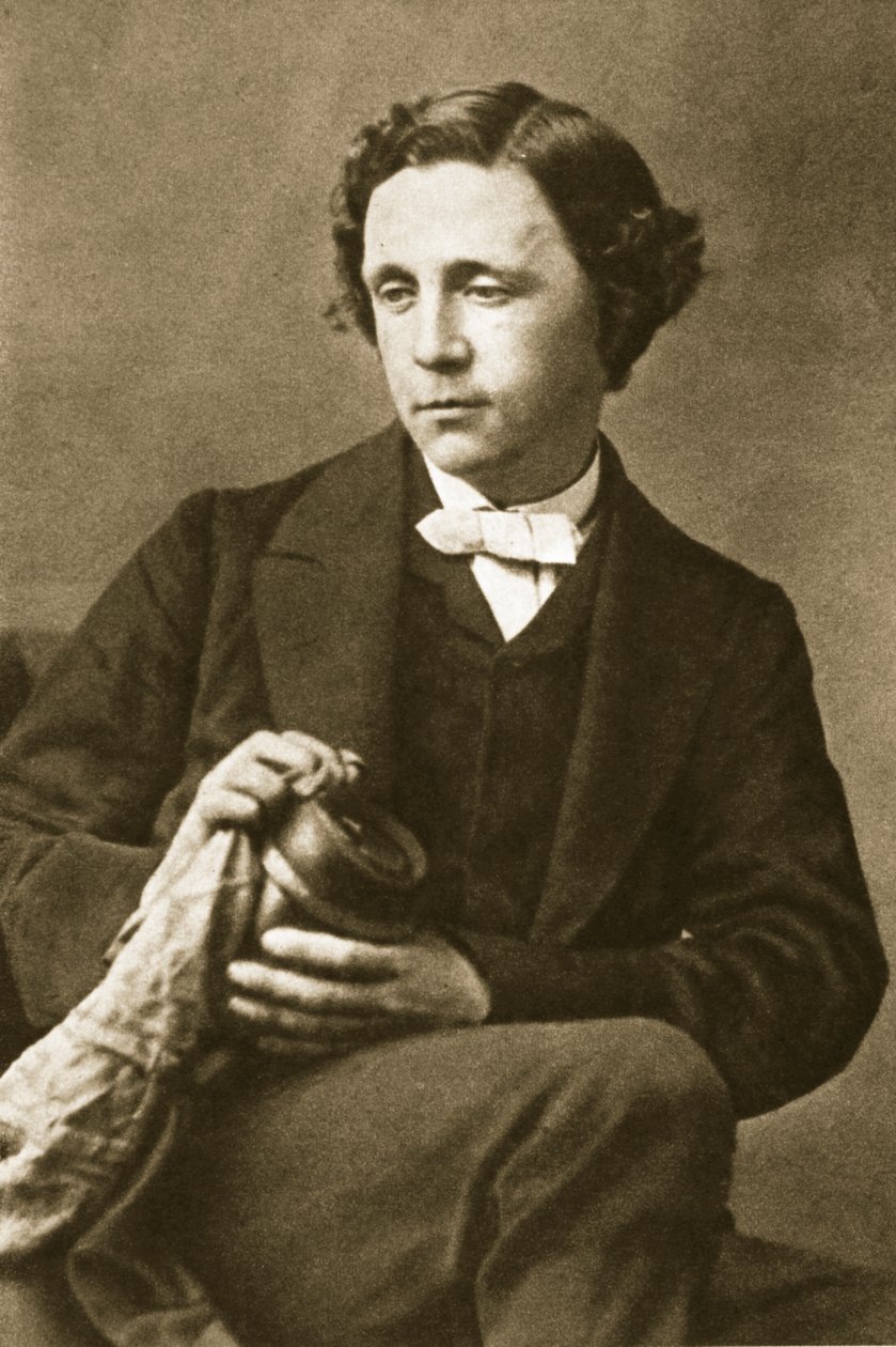 Porträtt av Lewis Carroll, 28 mars 1863 (sepiafoto) av Oscar Gustav Rejlander