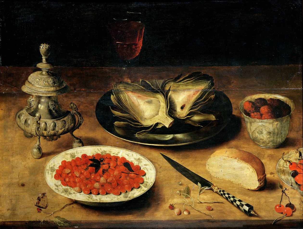 Stilleben med kronärtskocka av Osias the Elder Beert