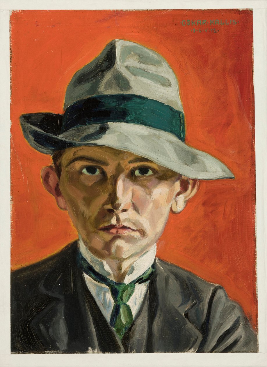 Självporträtt av Oskar Kallis