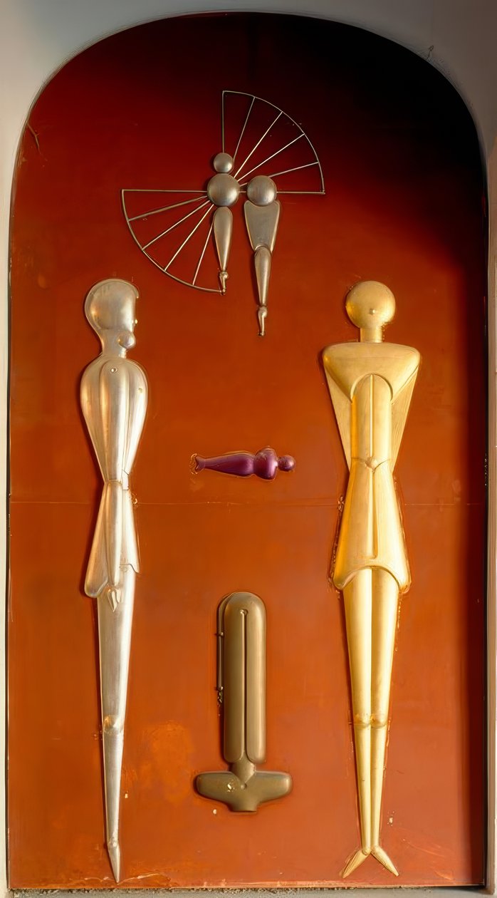 Van de Velde-byggnaden, relief av Oskar Schlemmer av Oskar Schlemmer