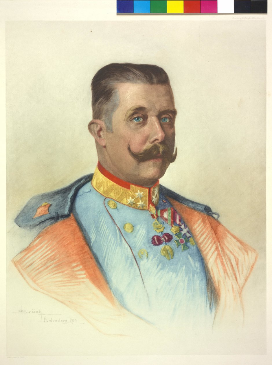 Ärkehertig av Österrike-Este Franz Ferdinand av Oskar Bruch