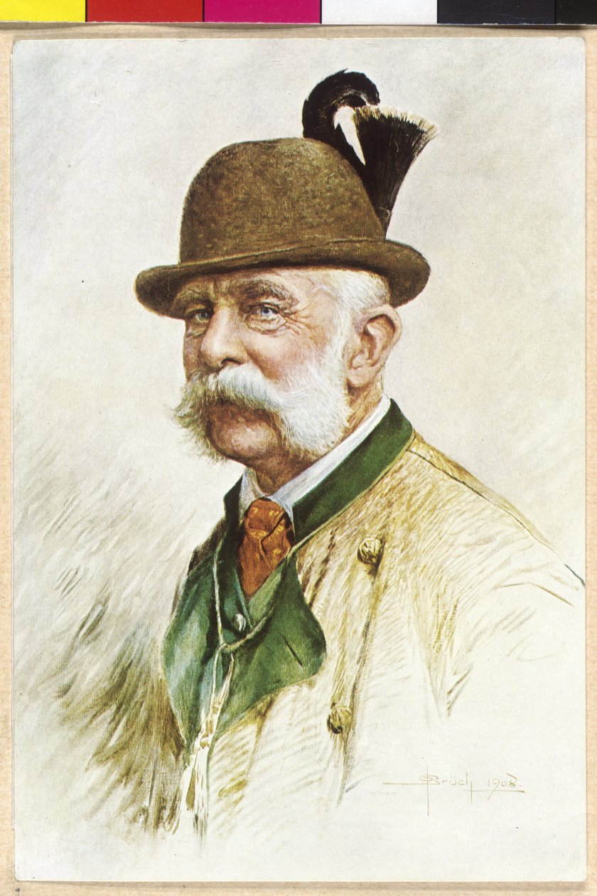 Kejsare av Österrike Franz Joseph I av Oskar Bruch