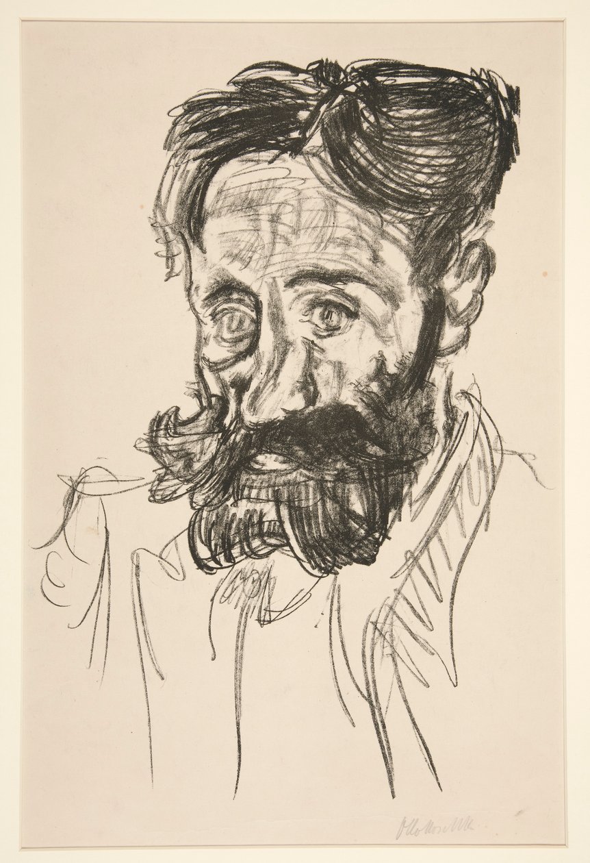 Porträtt av Dr Fritz Neuberger av Oskar Kokoschka