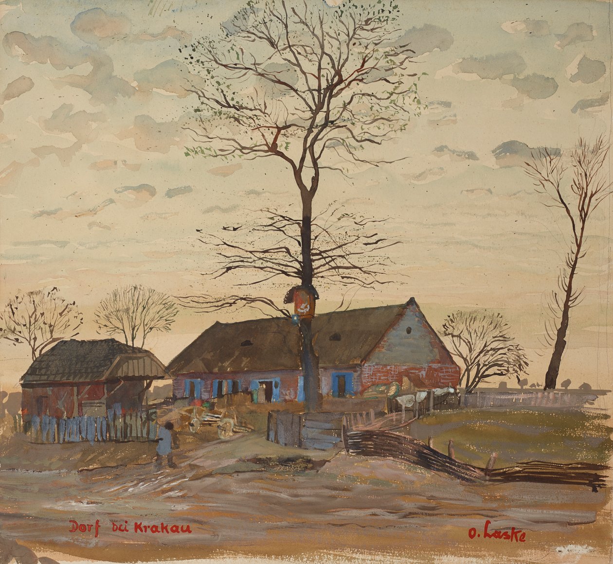 by nära Kraków av Oskar Laske