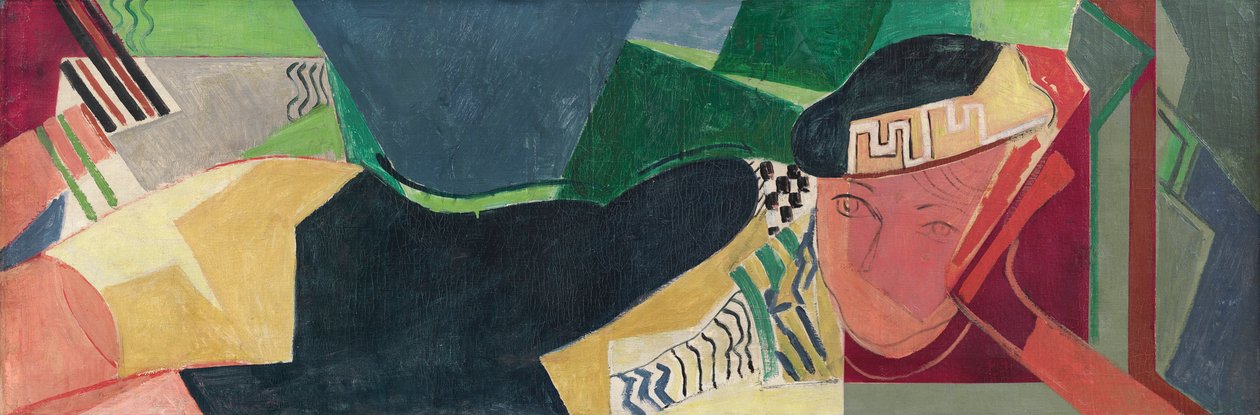Liggande kvinna, ca 1931. av Oskar Moll