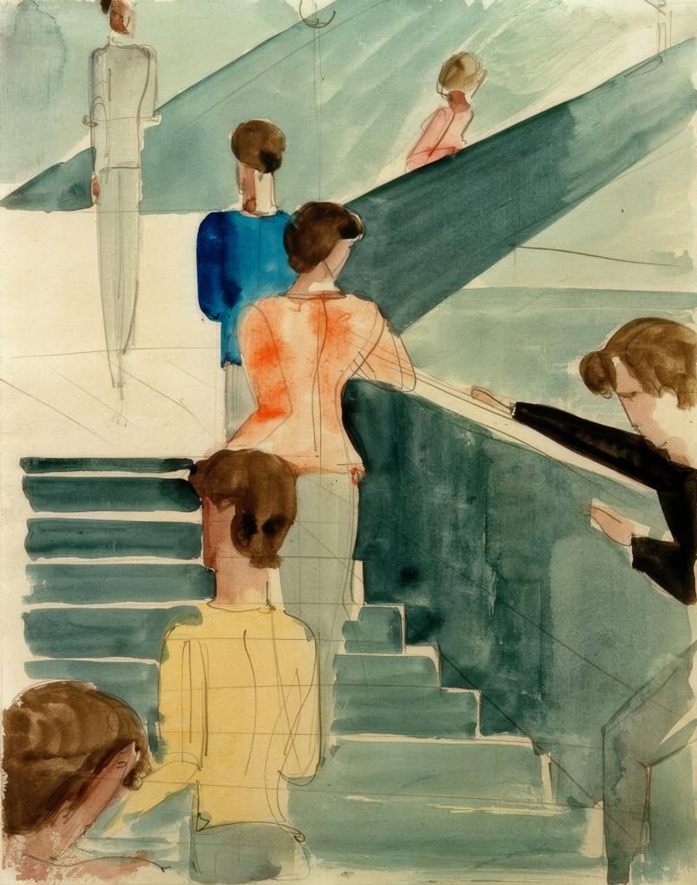 Bauhaus trappor av Oskar Schlemmer
