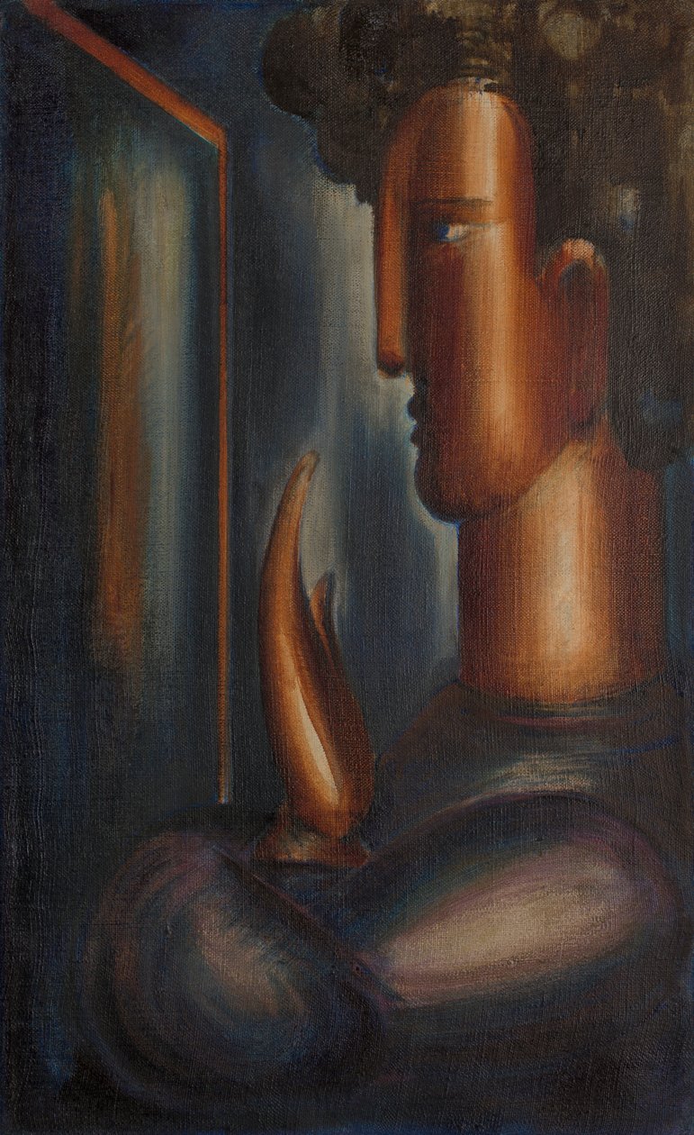 Inför spegeln av Oskar Schlemmer