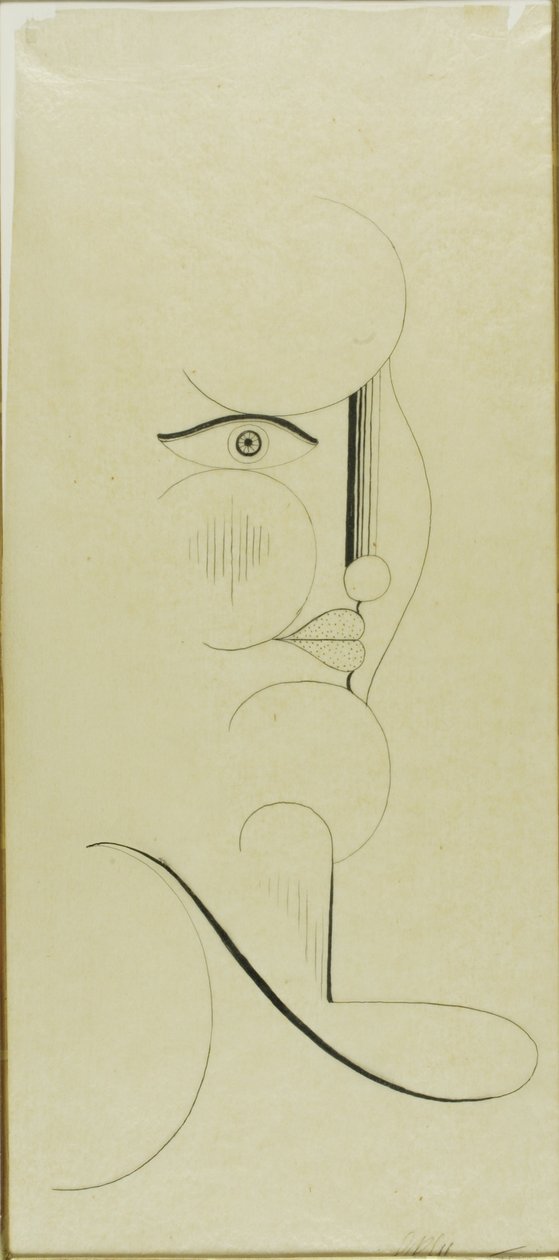 Huvud av Oskar Schlemmer
