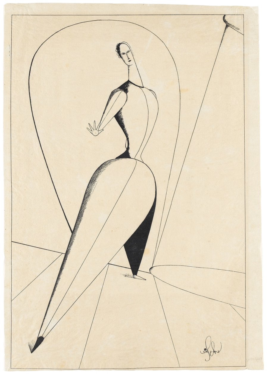 Dansöska av Oskar Schlemmer