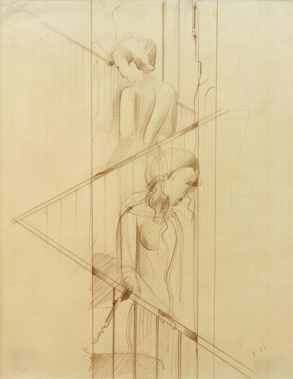 Trappscen av Oskar Schlemmer