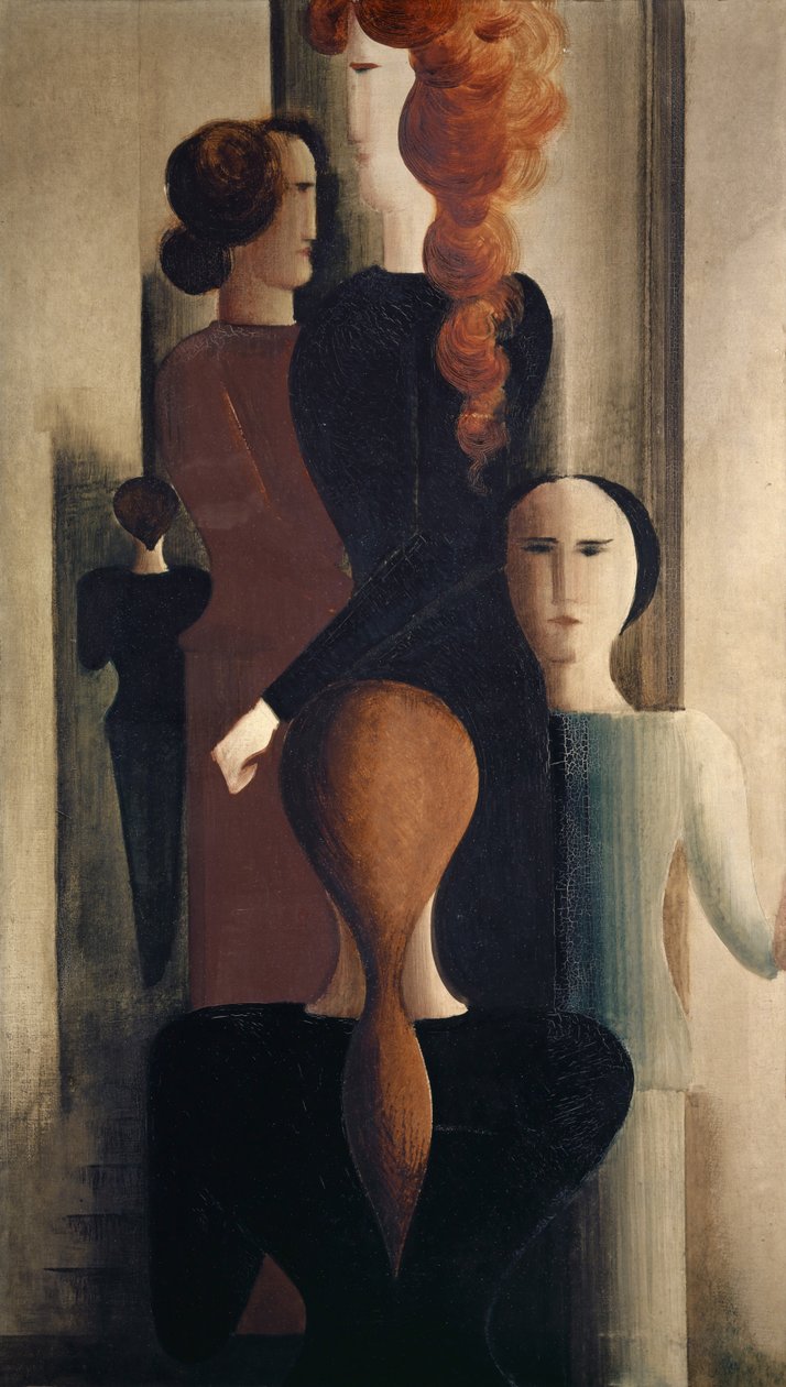 Kvinnor på trappan av Oskar Schlemmer