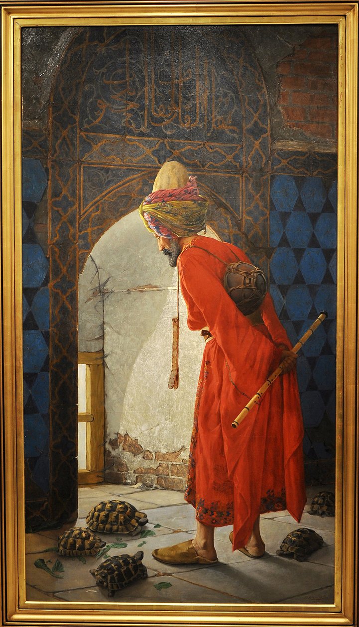 Sköldpaddstränaren av Osman Hamdi Bey