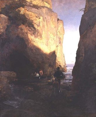 Ind i Grottesweden av Oswald Achenbach