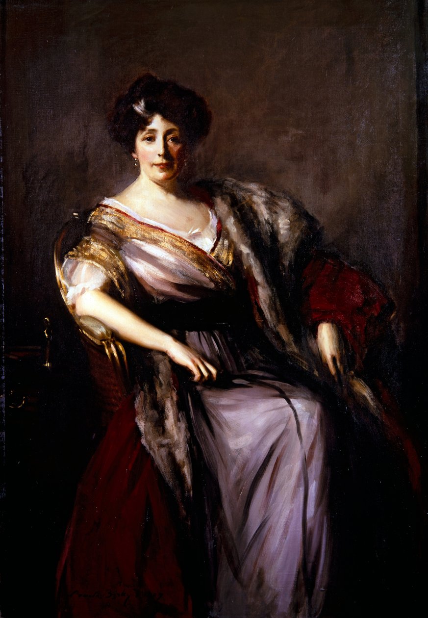 Mrs Holden (målning) av Oswald Hornby Joseph Birley