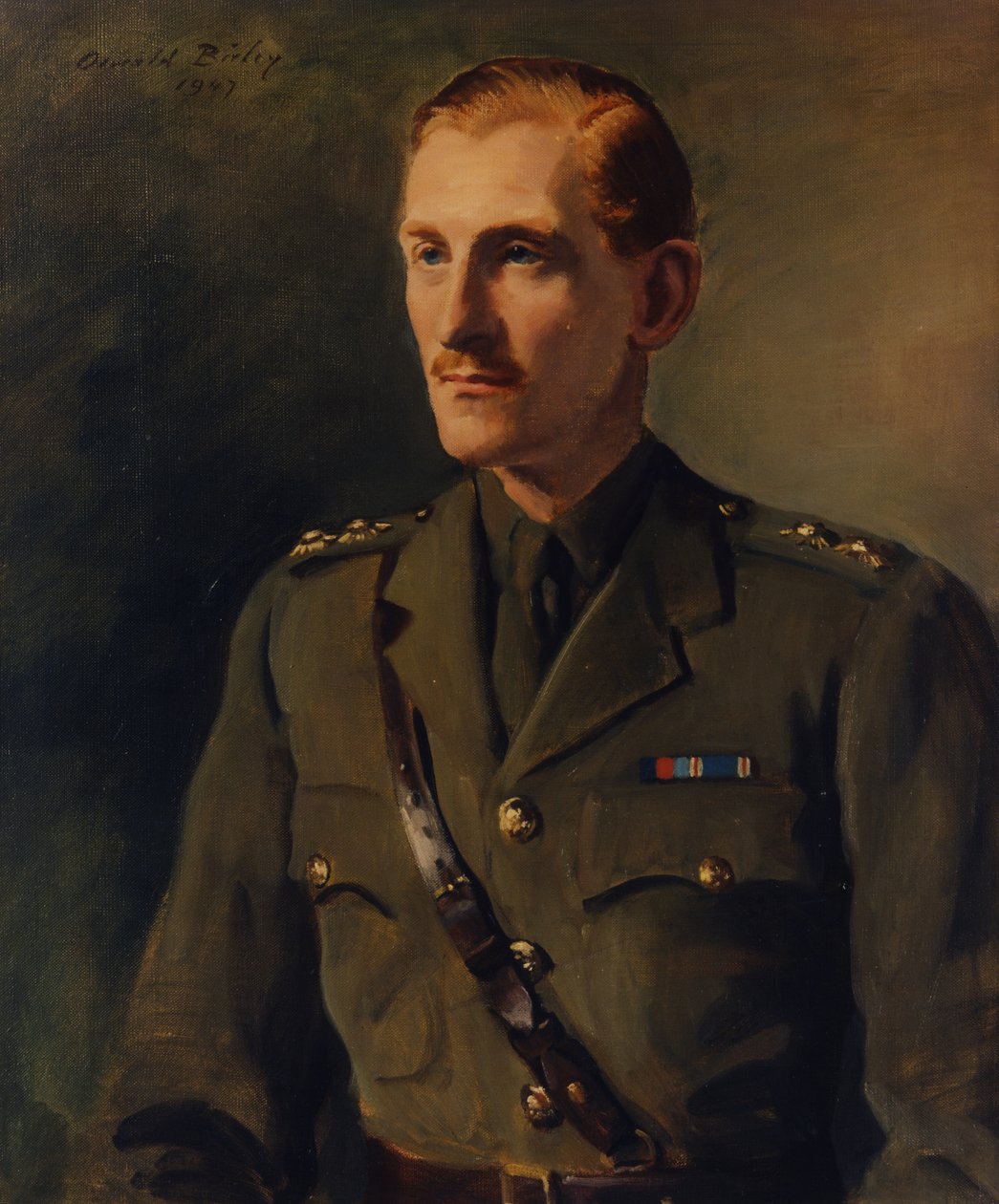 Porträtt av den 9:e hertigen av Northumberland av Oswald Hornby Joseph Birley
