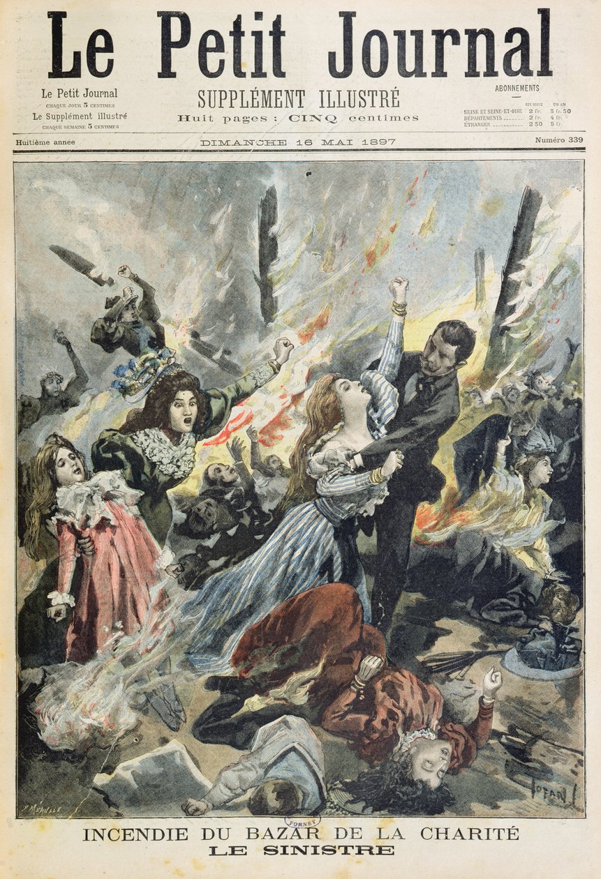 Fire at the Bazar de la Charite, 4 maj 1897, från 
