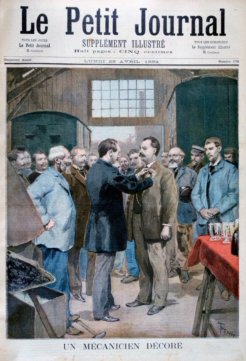 Dekoration av en mekaniker, 1894 av Oswaldo Tofani