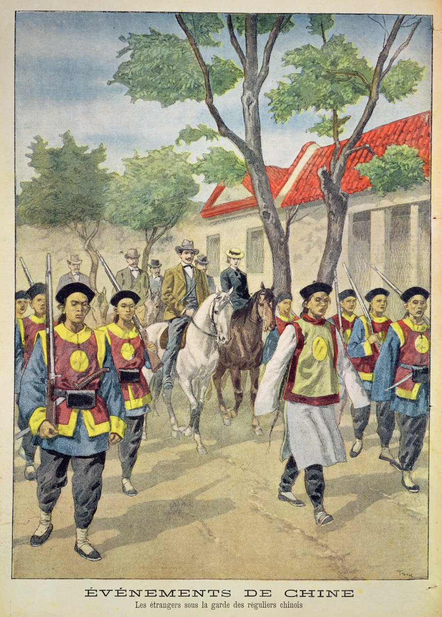 O tagata ese Europa i lalo o le faaauupegaina e fitafita masani a Saina i le taimi o le fouvalega a Boxer o le 1899-1901, ata mai le 