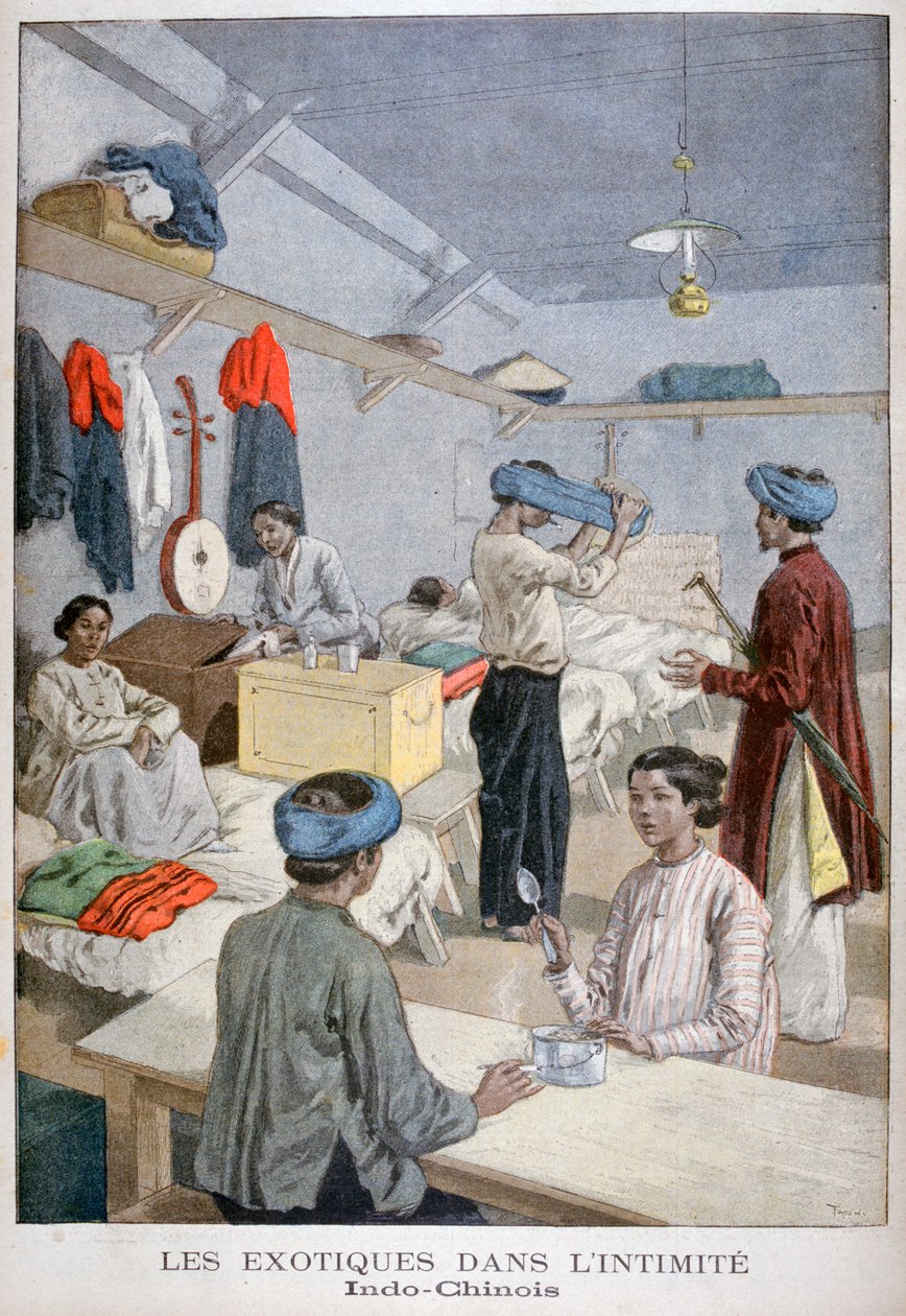 Indokina-utställningen, Universal Exhibition of 1900, Paris, 1900 av Oswaldo Tofani