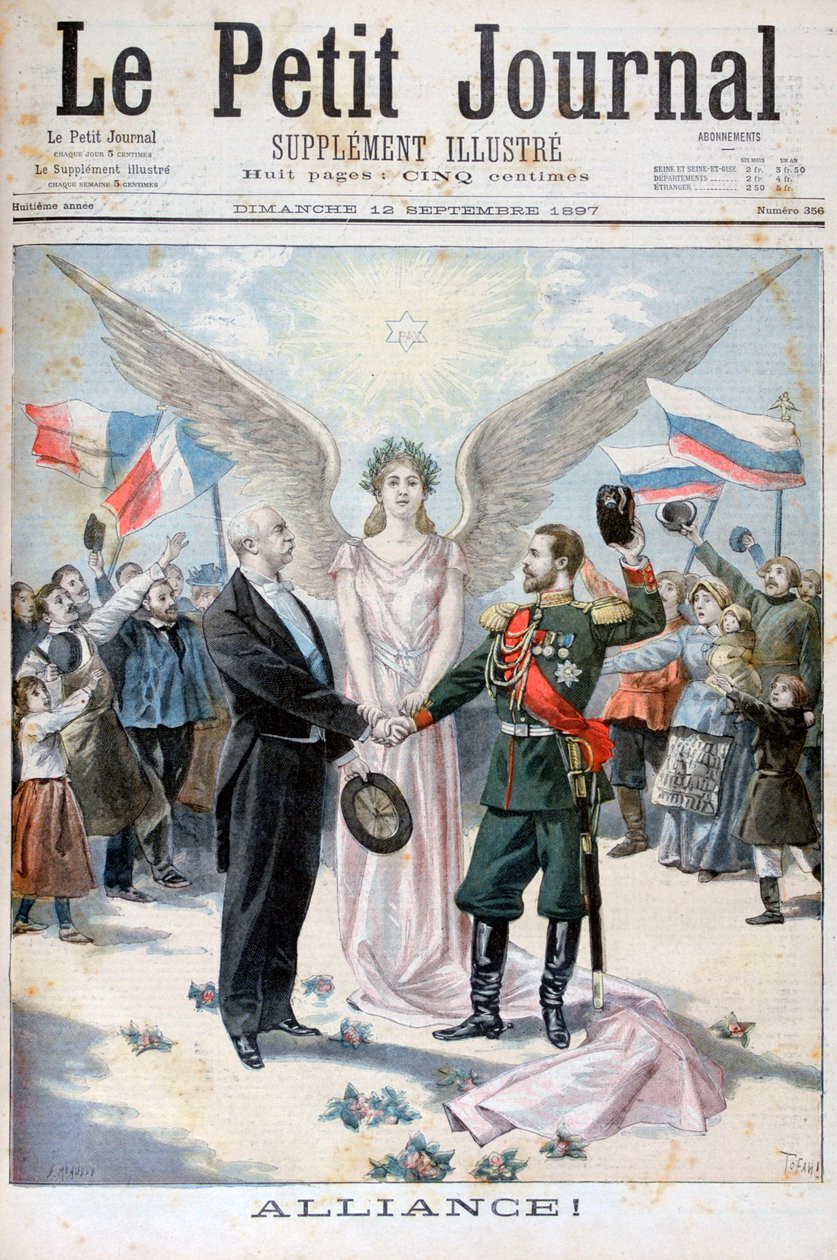 Den fransk-ryska alliansen, 1897 av Oswaldo Tofani