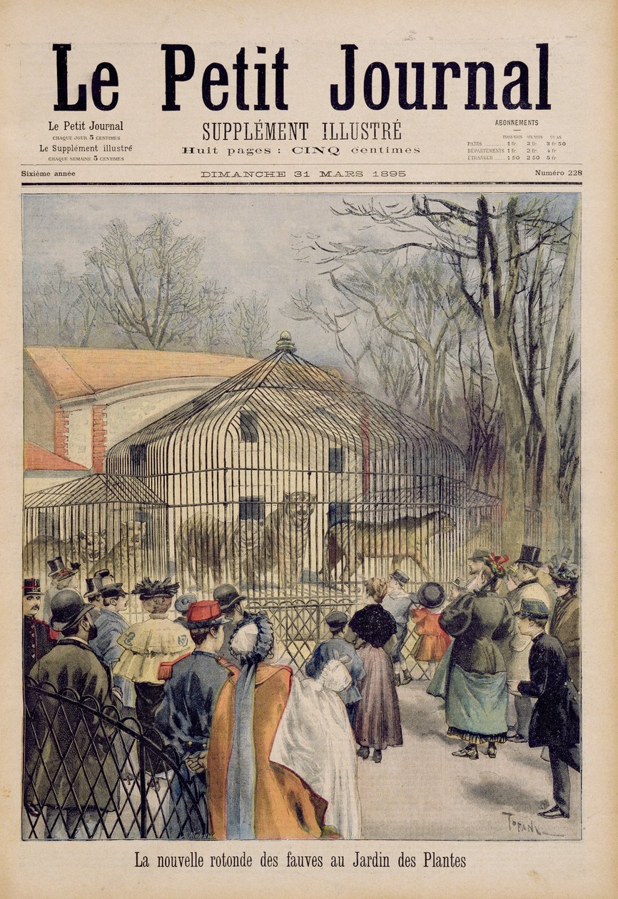 Le New Wildcat House i le Jardin des Plantes, mai le 
