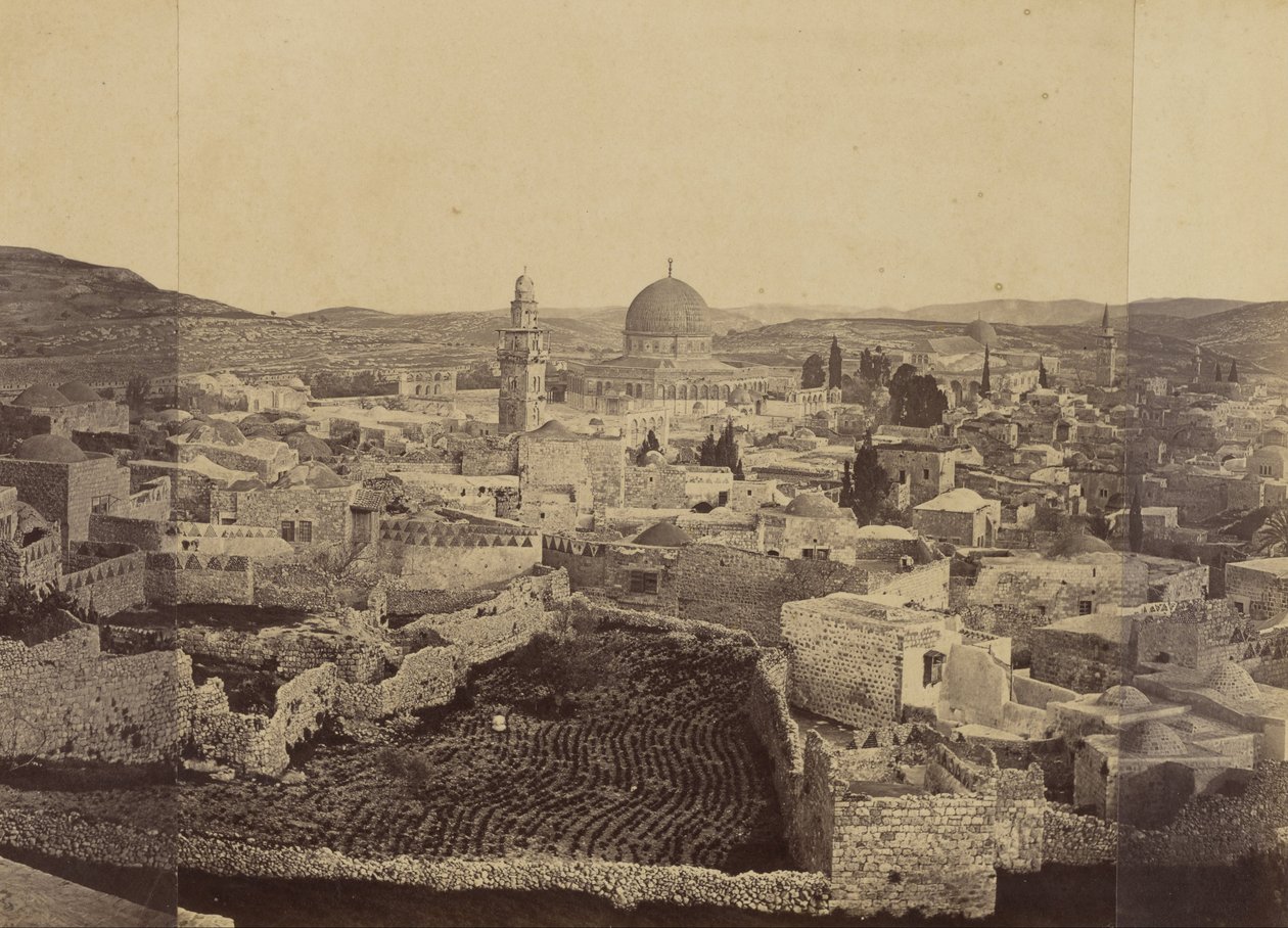 Panorama of Jerusalem av Othon Von Ostheim