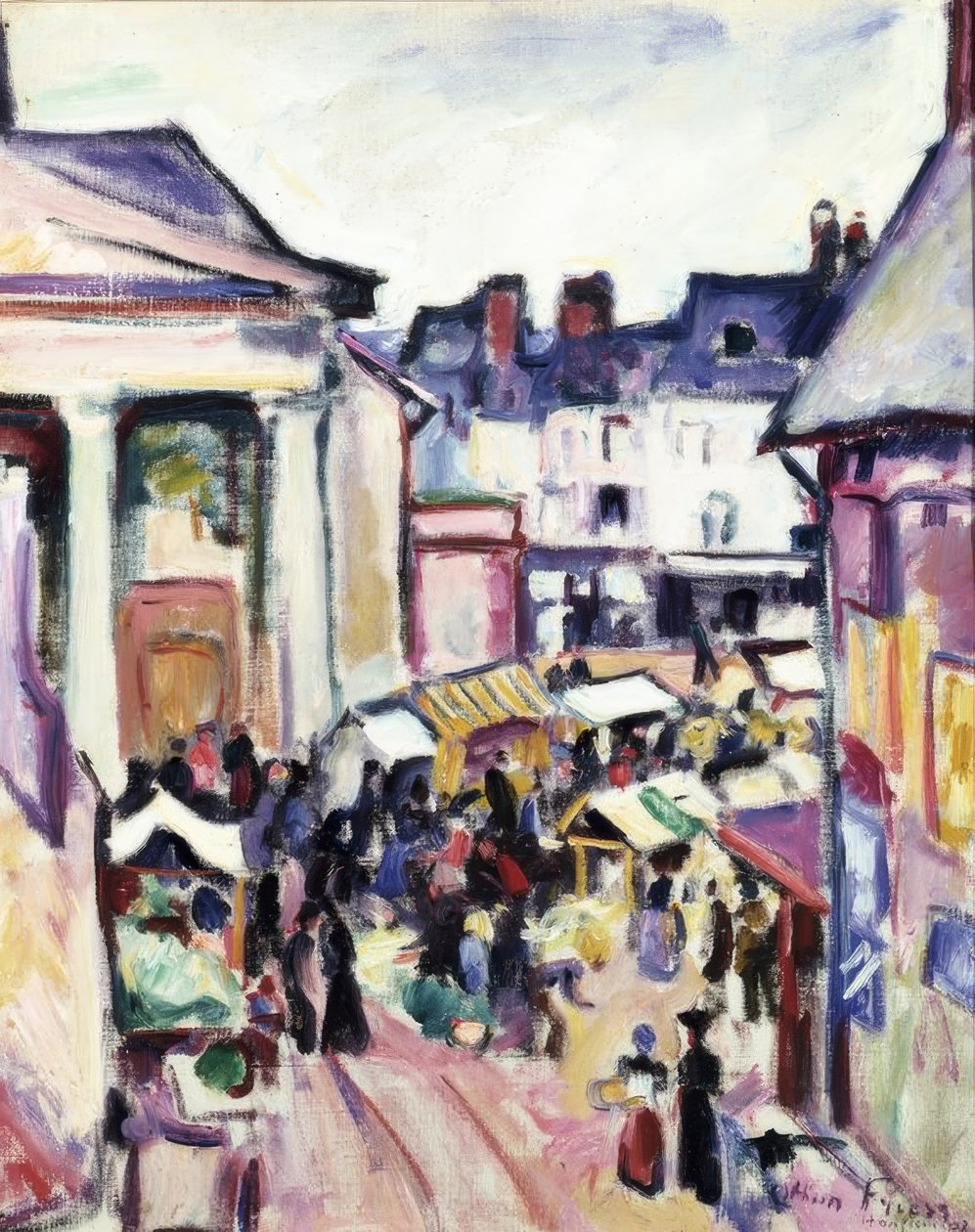 Söndag i Honfleur av Othon Friesz