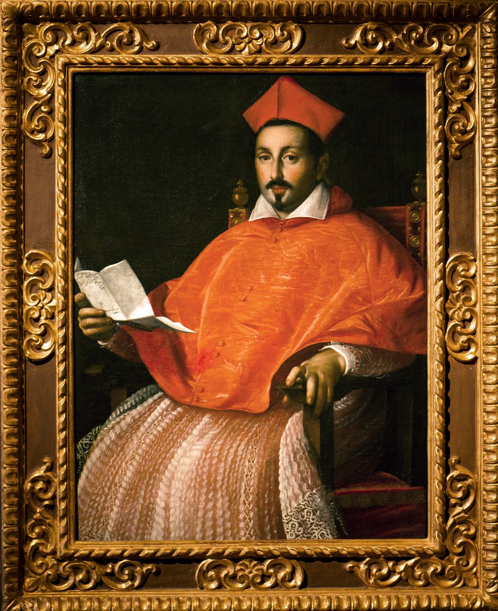 Porträtt av kardinal Scipione Borghese av Ottavio Mario Leoni