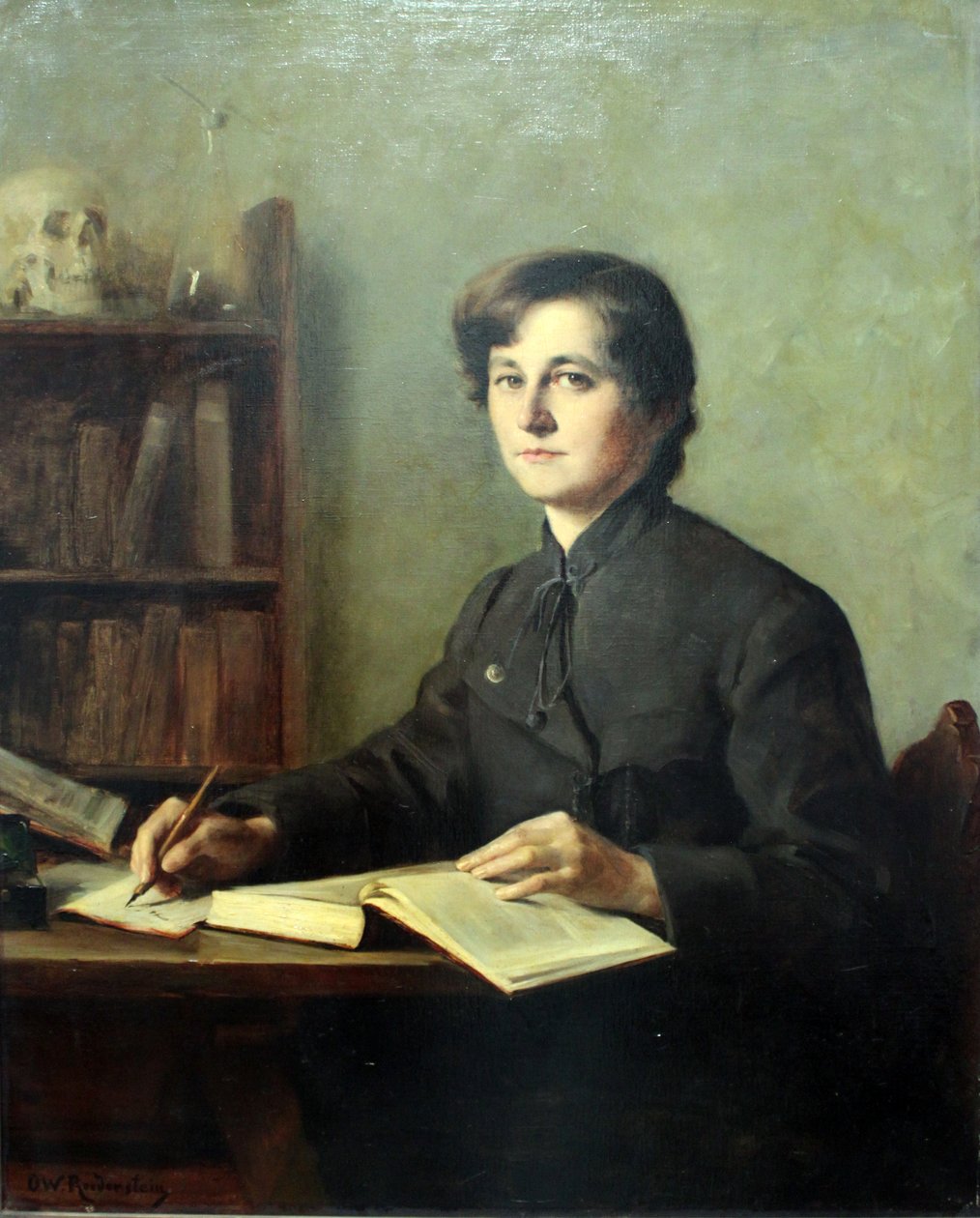 Porträtt av Elisabeth Winterhalter av Ottilie Roederstein