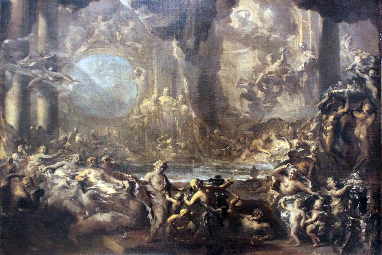 Bröllopet mellan Peleus och Thetis av Ottmar Elliger
