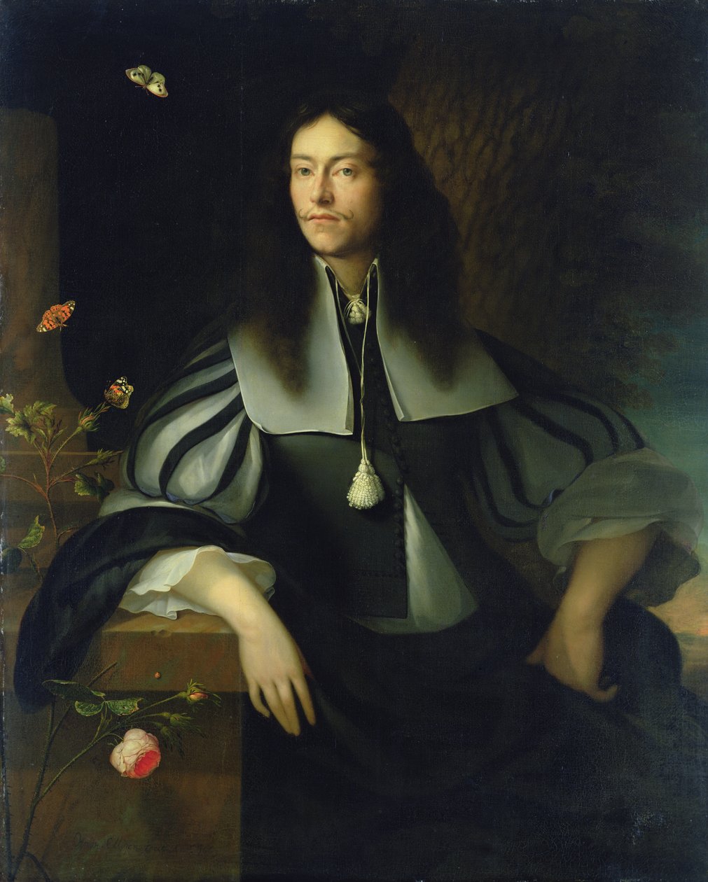 Porträtt av en okänd herre, 1663 av Ottmar the Elder Elliger