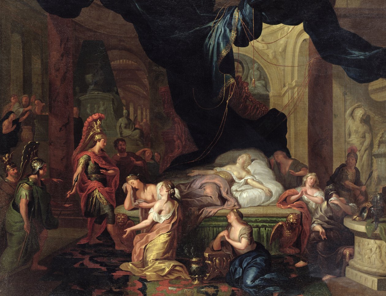 Kleopatras död av Ottmar, the Younger Elliger