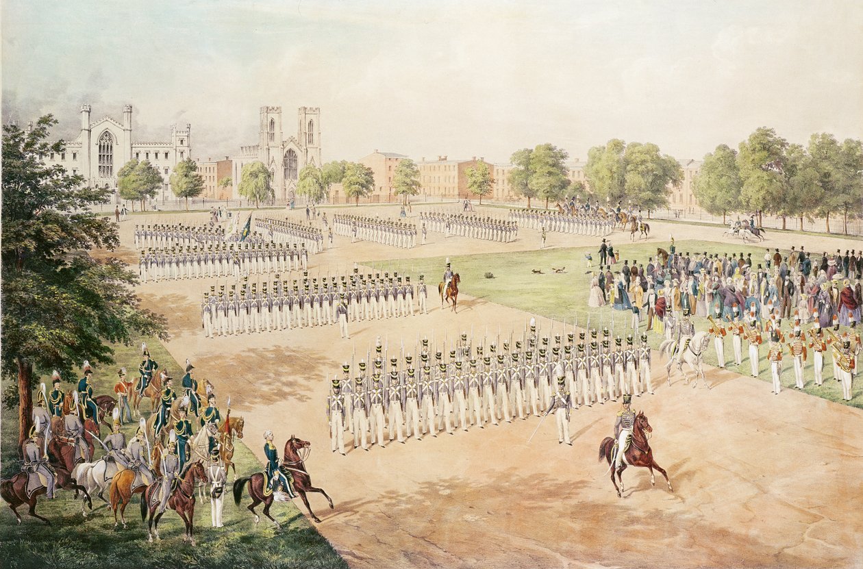 National Guard of the 7th Regiment NYSM, graverad av C. Gildemeister, 1852 av Otto Botticher