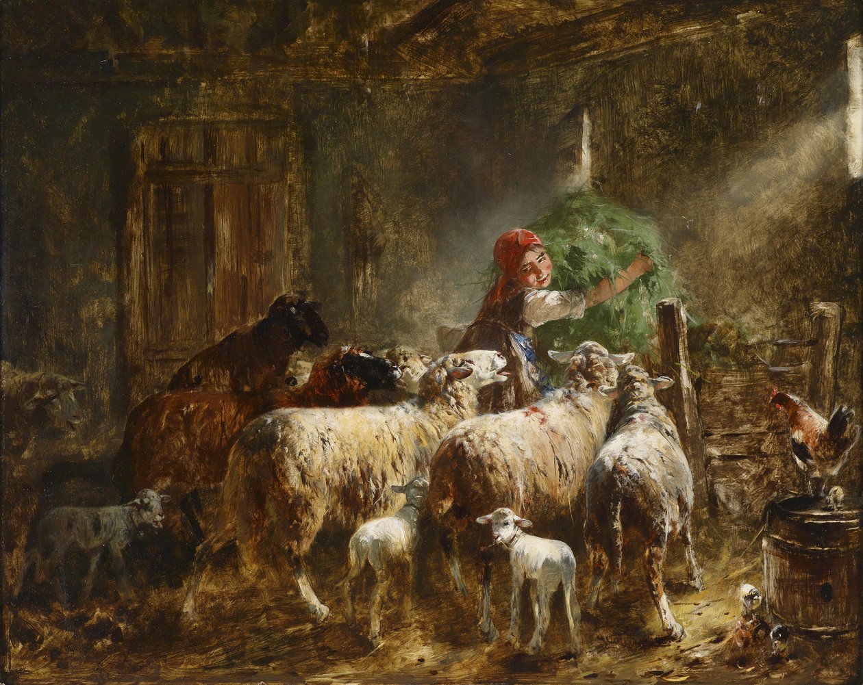 Fütterung der Schafe av Friedrich Otto Gebler