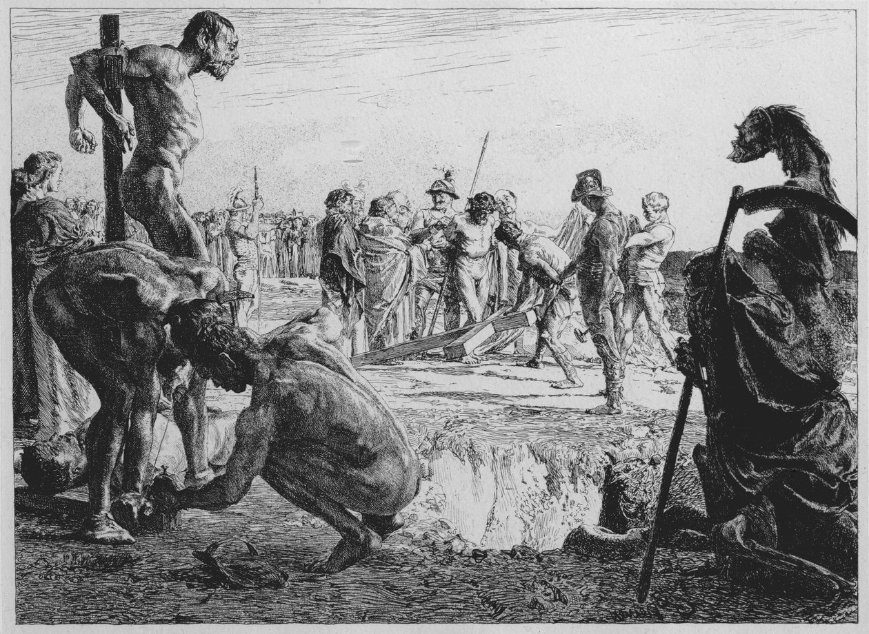 Golgotha, 1896 av Otto Greiner