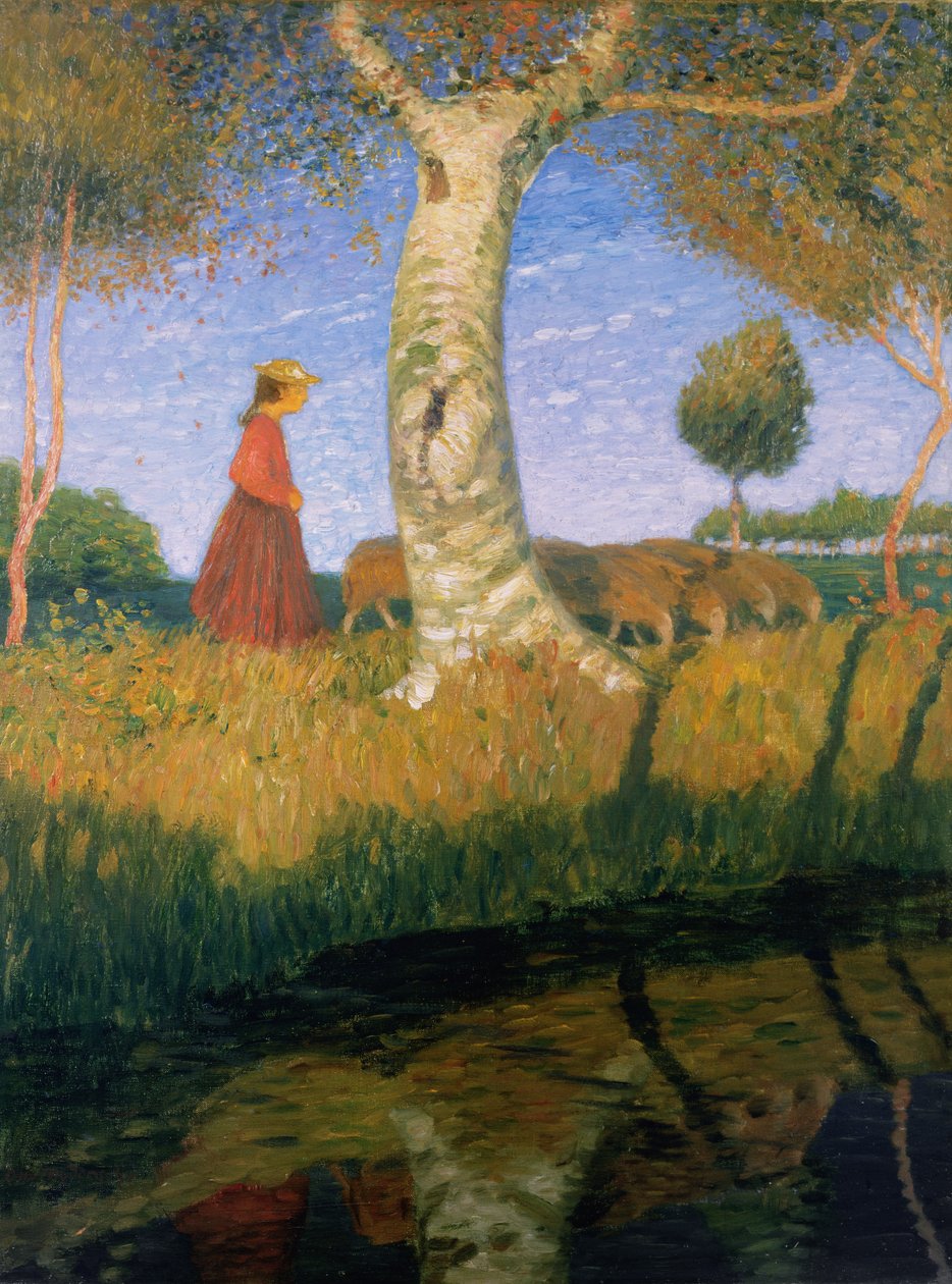 Solig höstdag av Otto Modersohn