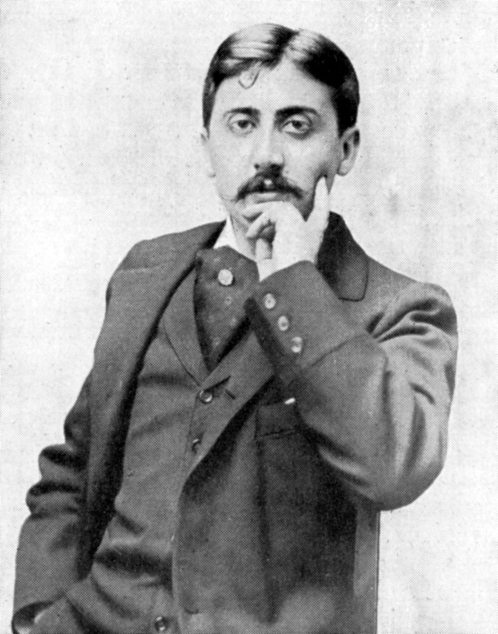 Marcel Proust, fransk intellektuell, romanförfattare, essäist och kritiker, sent 1800-tidigt 1900-tal. av Otto