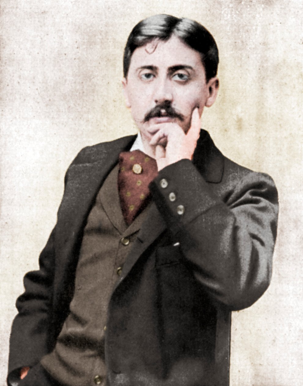 Marcel Proust, fransk intellektuell, romanförfattare, essäist och kritiker, sent 1800-tidigt 1900-tal av Otto