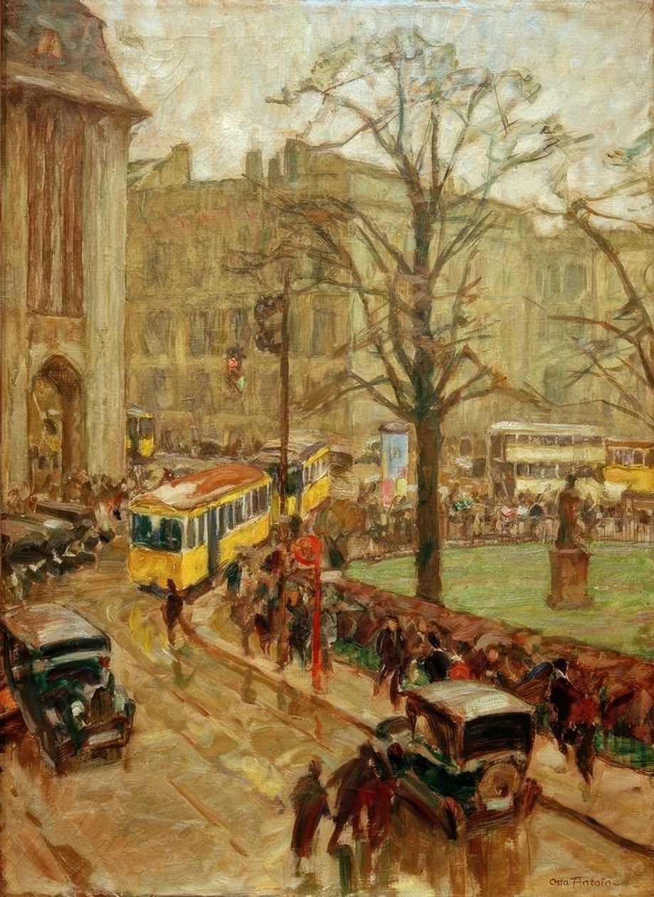 Leipzig torget av Otto Antoine
