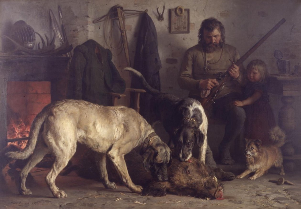 Efter galtjakten av Otto Bache
