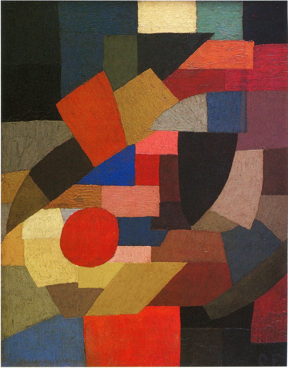Fragment av figur till uppsättningen av planer, 1927. av Otto Freundlich