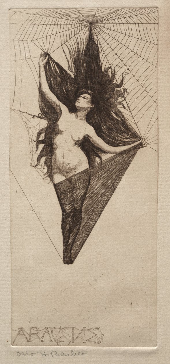 Arachne, 1800-talet. av Otto H. Bacher