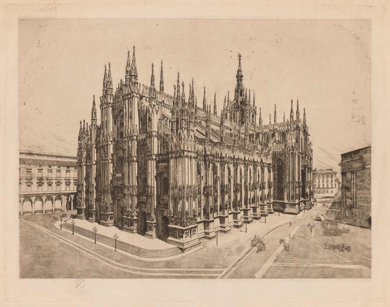 Katedralen, Milano av Otto H. Bacher