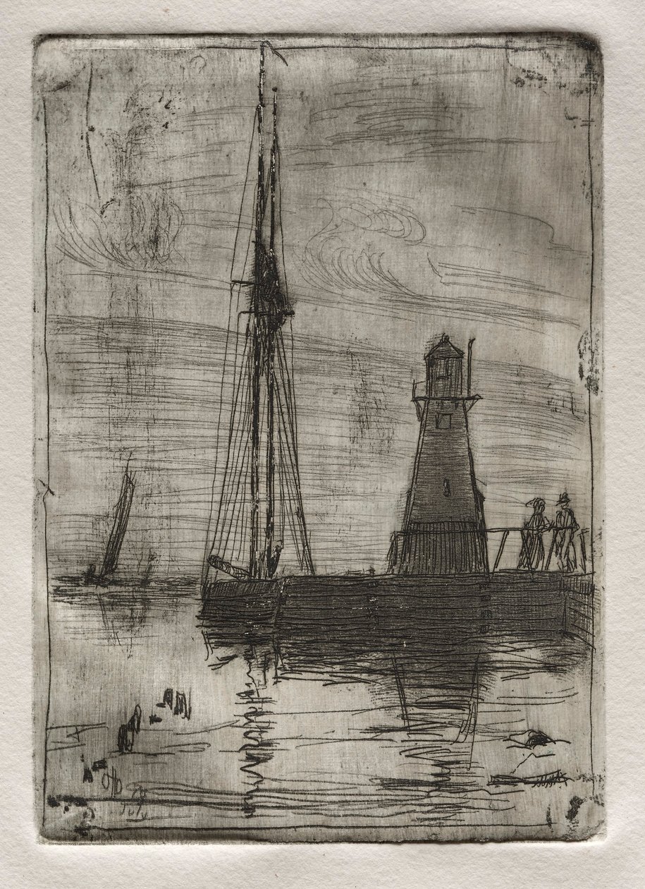 River Pier, 1878. av Otto H. Bacher