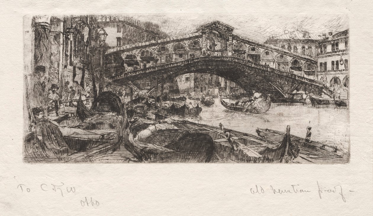 Rialto, Venedig av Otto H. Bacher
