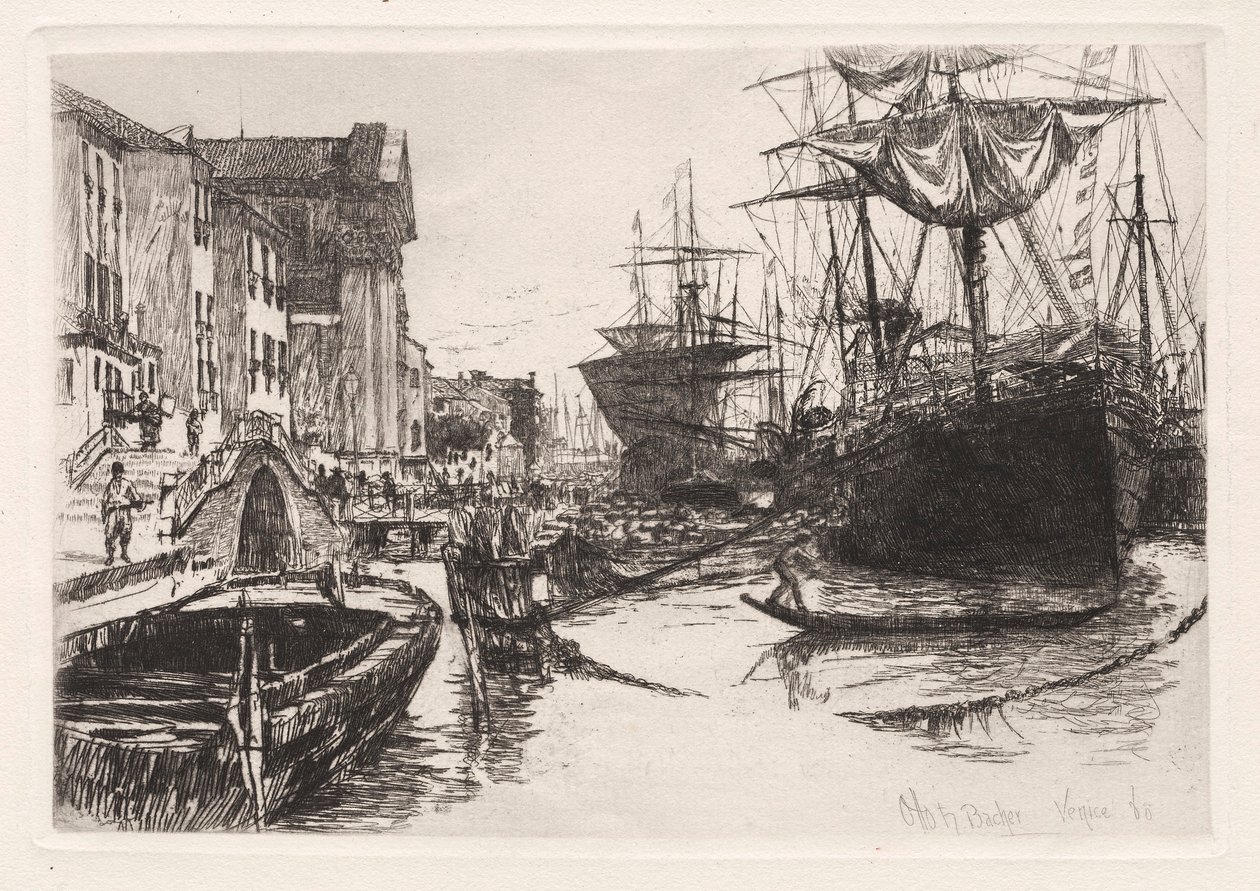 Venedig, 1880. av Otto H. Bacher