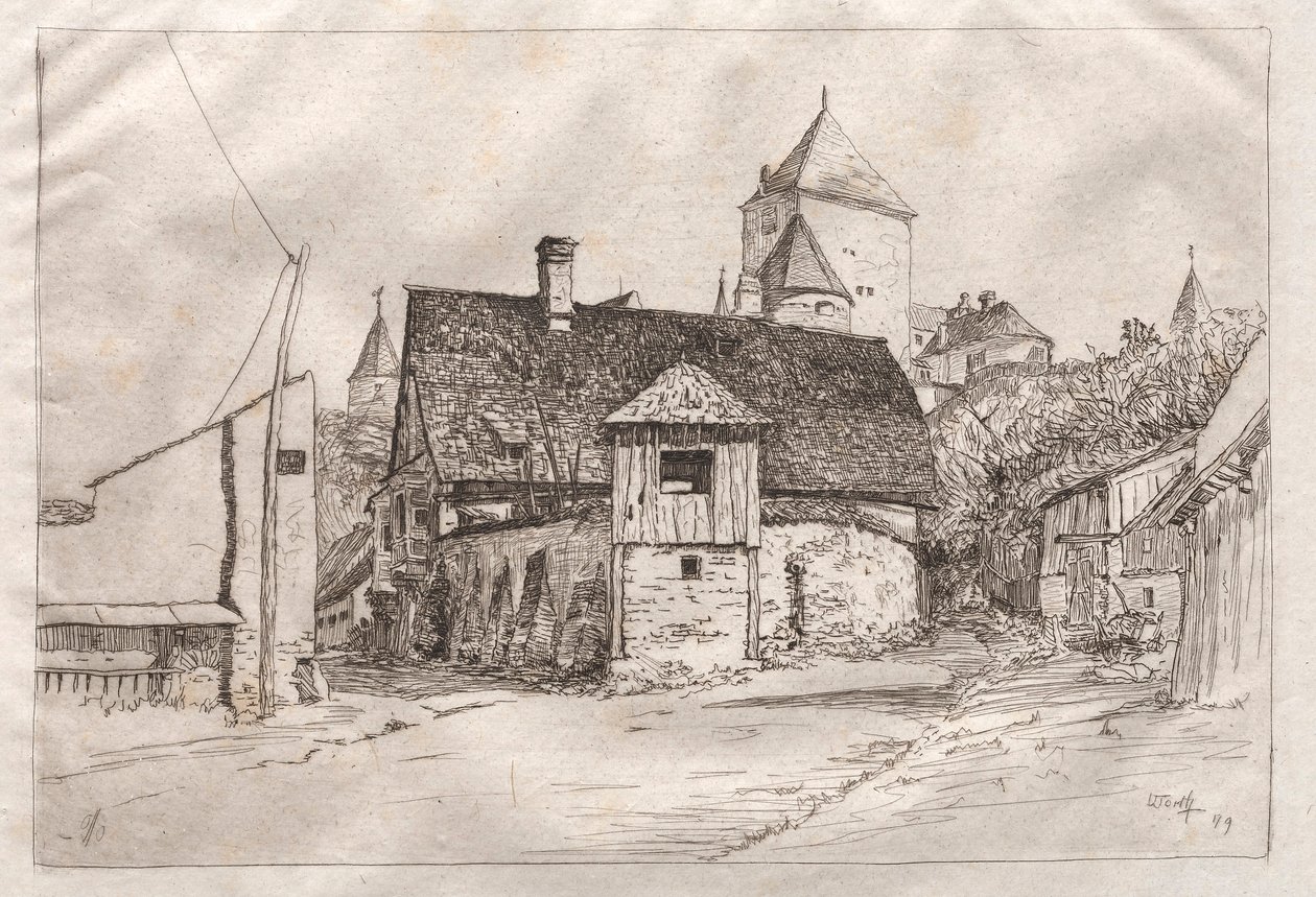 Värt: A Lane, 1879. av Otto H. Bacher