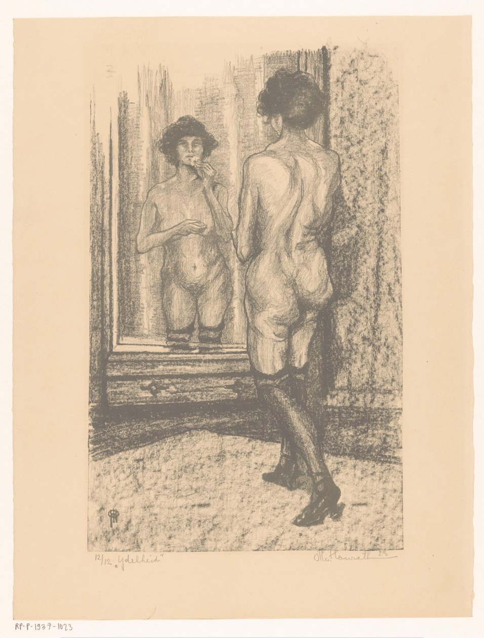Fåfänga (originaltitel på objekt) av Otto Hanrath (signed by artist)
